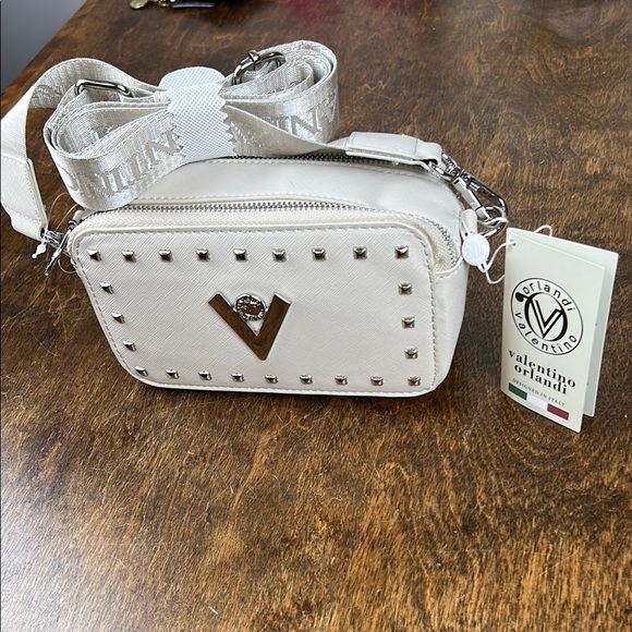 Valentino Orlandi Handbags - NWT Valentino Orlandi White Crossbody Bag